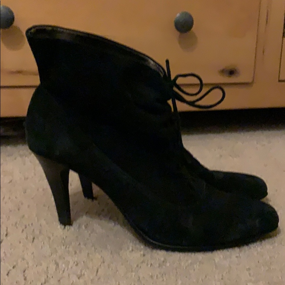 Calvin Klein Black Suede Sadee Booties